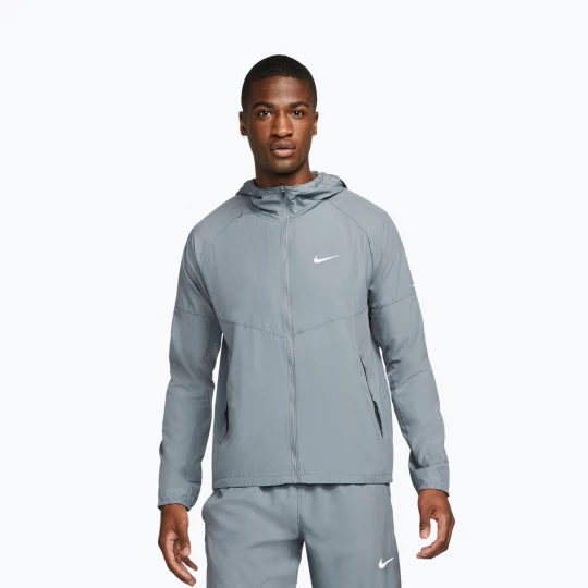 Obrázek produktu Pánská běžecká bunda Nike Repel Miler smoke grey / smoke grey
