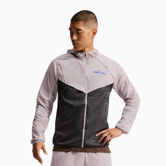 Obrázek produktu Pánská běžecká bunda Nike Stride college grey / anthracite