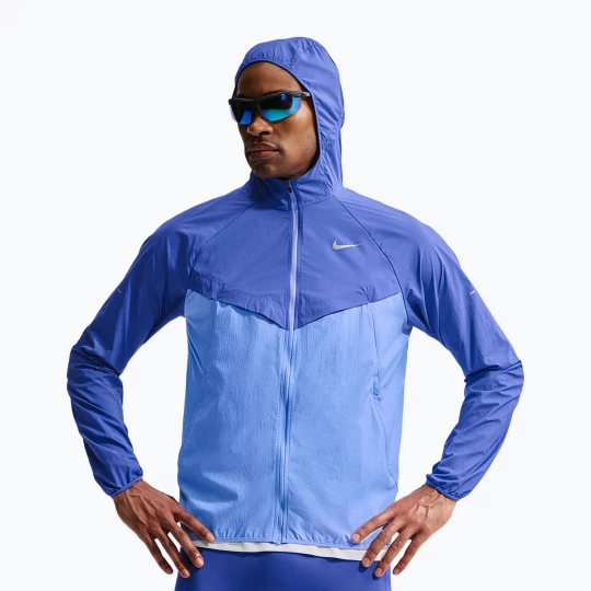 Obrázek produktu Pánská běžecká bunda Nike Stride Repel UV lapis / royal pulse Modrá