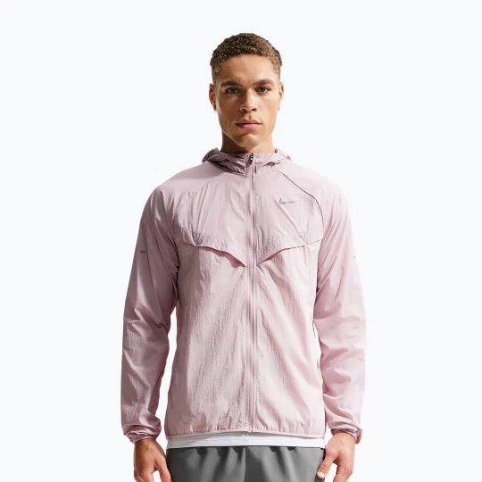 Obrázek produktu Pánská běžecká bunda Nike Stride Repel UV particle rose / silt red Růžová