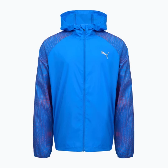 Obrázek produktu Pánská běžecká bunda Puma Run Favorite Woven Jacket blue / fire orchid