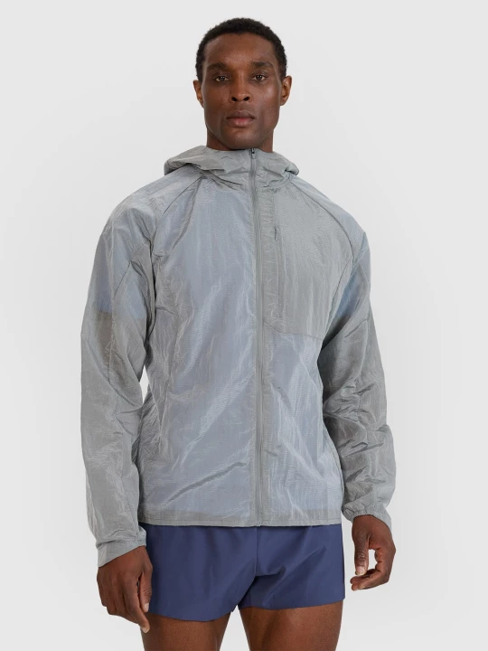 Obrázek produktu Pánská běžecká bunda Ultralight - šedá 4F