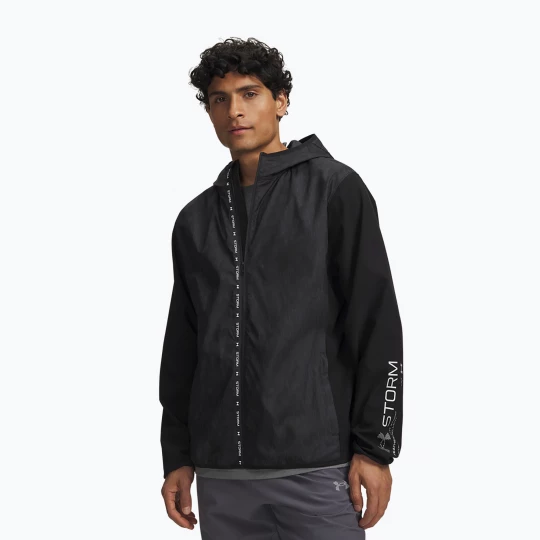 Obrázek produktu Pánská běžecká bunda Under Armour Velociti Storm Jacket ultimate black / reflective