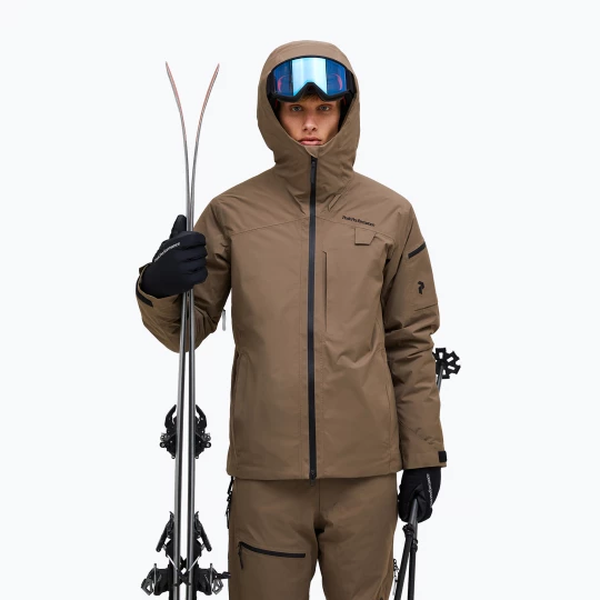 Obrázek produktu Pánská bunda Peak Performance Alpine GTX 2L Insulated Shell terrain tan Hnědá