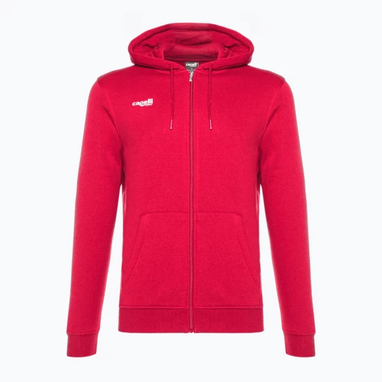 Obrázek produktu Pánská fotbalová mikina Capelli Basics Adult Zip Hoodie červená CAPELLI NEW YORK