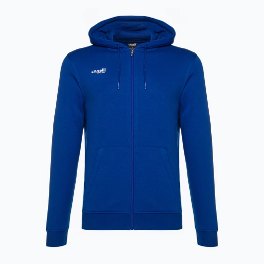 Obrázek produktu Pánská fotbalová mikina Capelli Basics Adult Zip Hoodie královsky modrá CAPELLI NEW YORK