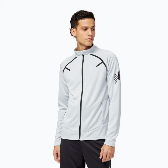 Obrázek produktu Pánská fotbalová mikina New Balance Tenacity Training Track white MJ23090LAN šedá