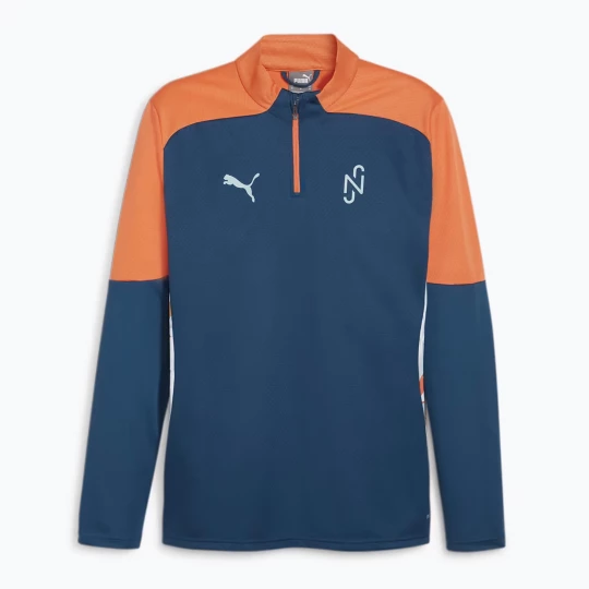 Obrázek produktu Pánská fotbalová mikina PUMA Neymar Jr Creativity 1 / 4 Zip Top ocean tropic / hot heat Námořnická modř