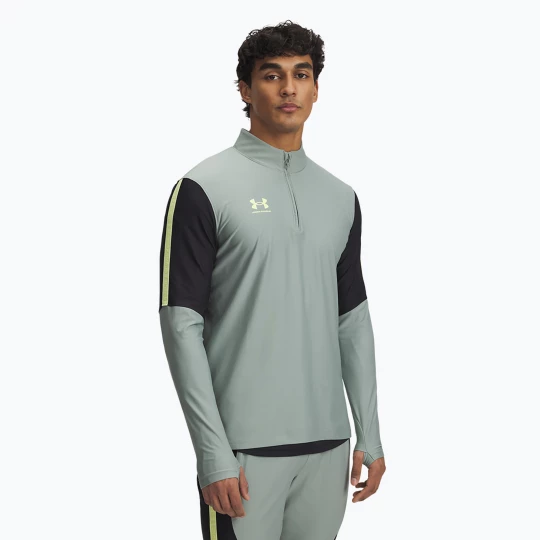 Obrázek produktu Pánská fotbalová mikina Under Armour Challenger Pro 1 / 4 Zip silica green / black / sonic yellow