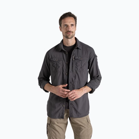Obrázek produktu Pánská košile Craghoppers NosiLife Adventure Long Sleeved Shirt III black pepper