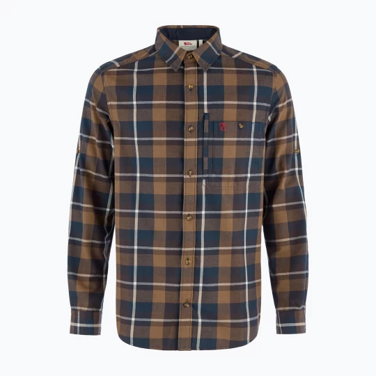 Obrázek produktu Pánská košile Fjällräven Fjällglim Regular wood brown / black oak