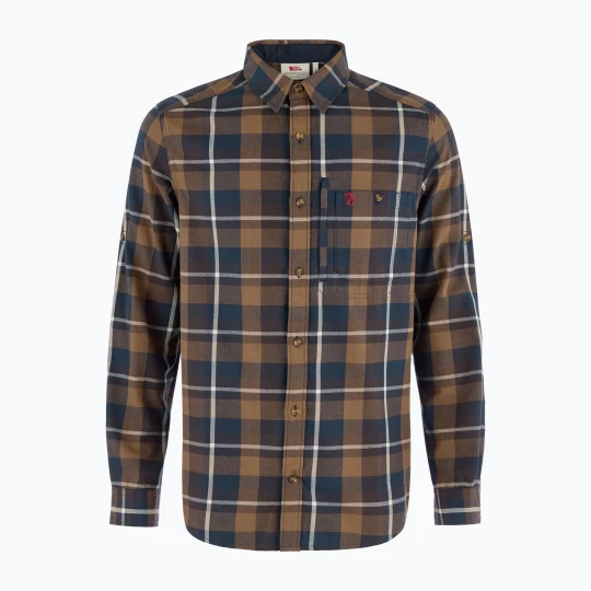 Obrázek produktu Pánská košile Fjällräven Fjällglim Regular wood brown / black oak