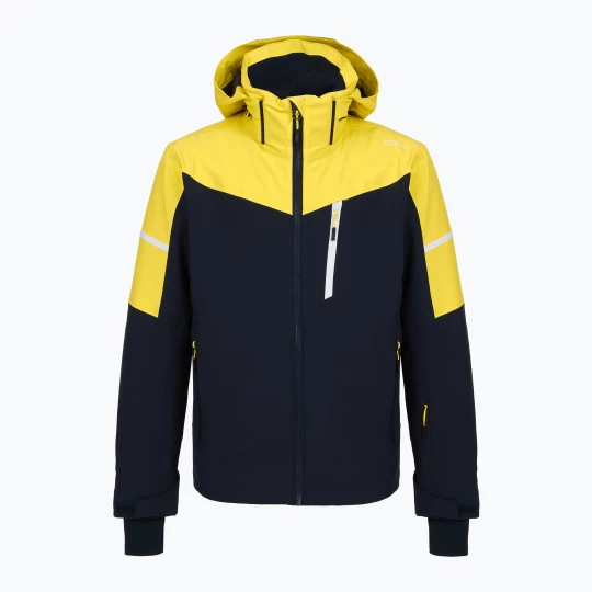 Obrázek produktu Pánská lyžařská bunda CMP 35W0077 Zip Hooded black / blue Námořnická modř