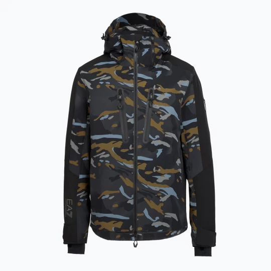 Obrázek produktu Pánská lyžařská bunda EA7 Emporio Armani Ski Kitzbuhel Protectum7 Graphic brown camou