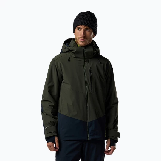 Obrázek produktu Pánská lyžařská bunda Rossignol 4WS Blackside Insulated olive shadow / black Zelená