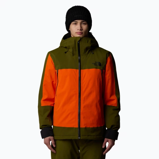 Obrázek produktu Pánská lyžařská bunda The North Face Mount Bre orange / forest olive