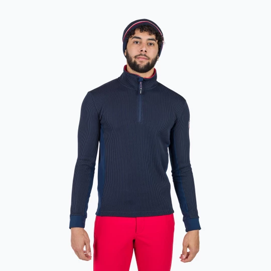 Obrázek produktu Pánská lyžařská mikina Rossignol Cieloalto Fleece Half zip dark navy Námořnická modř
