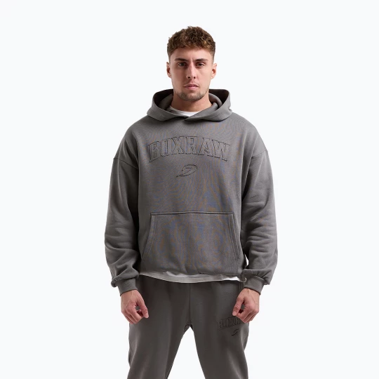 Obrázek produktu Pánská mikina BOXRAW East Street Hoodie distressed grey
