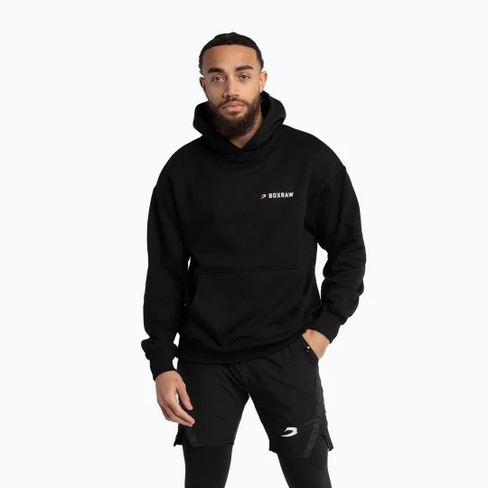 Obrázek produktu Pánská mikina BOXRAW We Don't Play Boxing Oversized Hoodie Černá