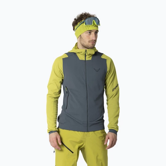 Obrázek produktu Pánská mikina DYNAFIT Blacklight Thermal Hooded Jacket golden lime / 0720 šedá