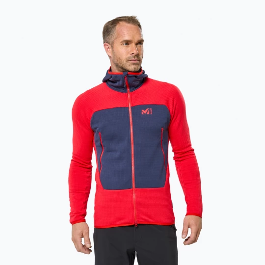 Obrázek produktu Pánská mikina Millet Fusion Grid Hoodie red