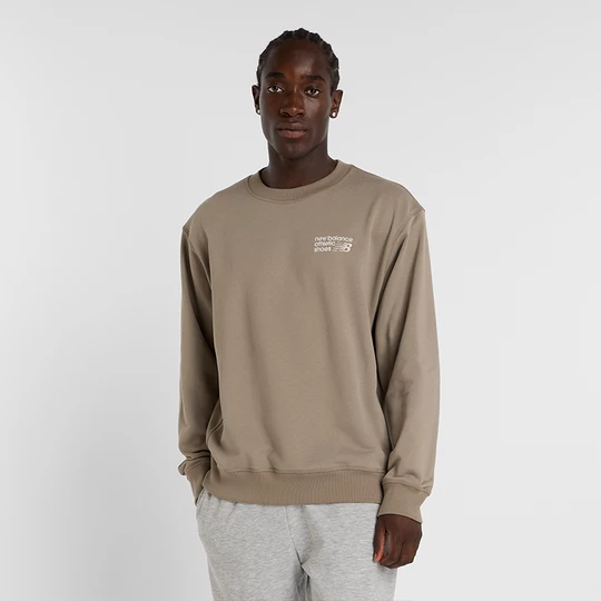 Obrázek produktu Pánská mikina New Balance MT41547DOK – béžové