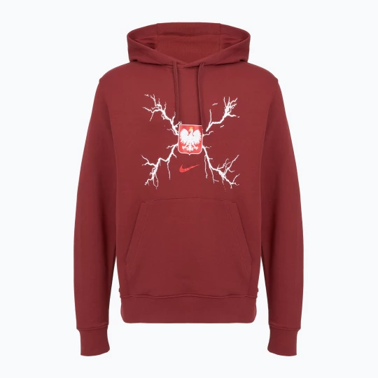 Obrázek produktu Pánská mikina Nike Pullover Hoodie team red vínová
