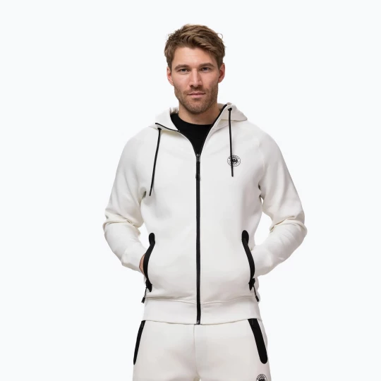 Obrázek produktu Pánská mikina Pitbull Dogwood Hooded Zip Sweatshirt off white
