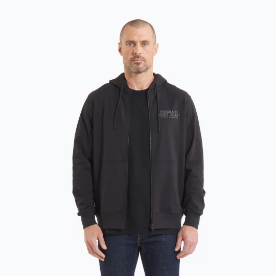 Obrázek produktu Pánská mikina Pitbull Driving Hooded Zip Sweatshirt black
