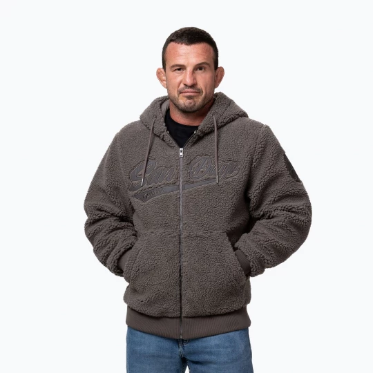 Obrázek produktu Pánská mikina Pitbull Galaxy Hooded Zip taupe šedá