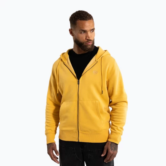 Obrázek produktu Pánská mikina Pitbull Lancaster 2 Hooded Zip Sweatshirt washed yellow