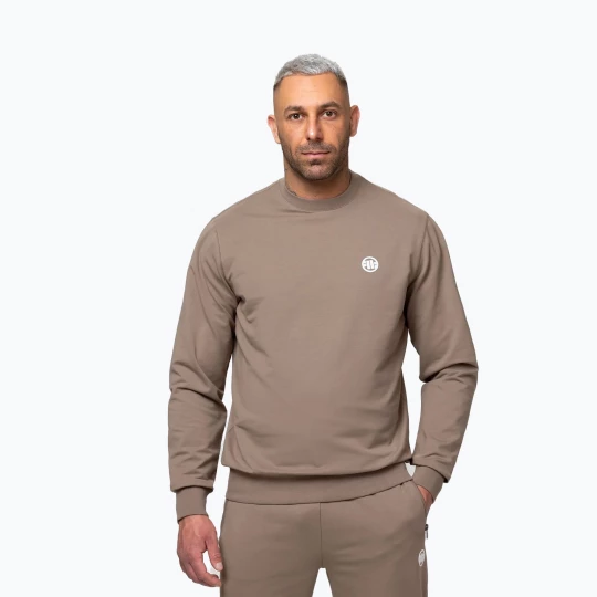Obrázek produktu Pánská mikina Pitbull Nugget Small Logo Crewneck brown savana
