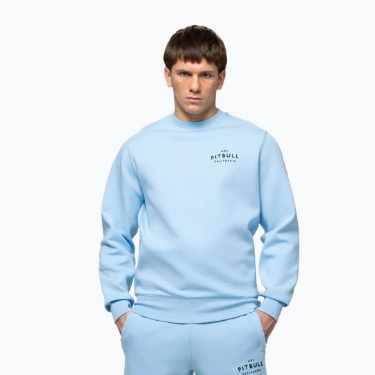 Obrázek produktu Pánská mikina Pitbull Sampson Crewneck Sweatshirt sky blue