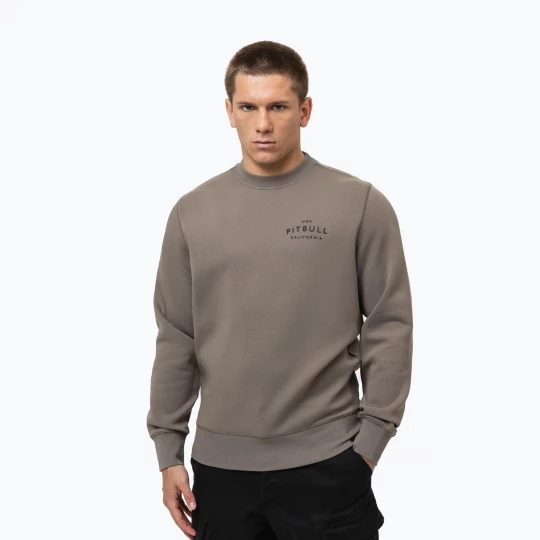 Obrázek produktu Pánská mikina Pitbull Sampson Crewneck Sweatshirt taupe Béžová