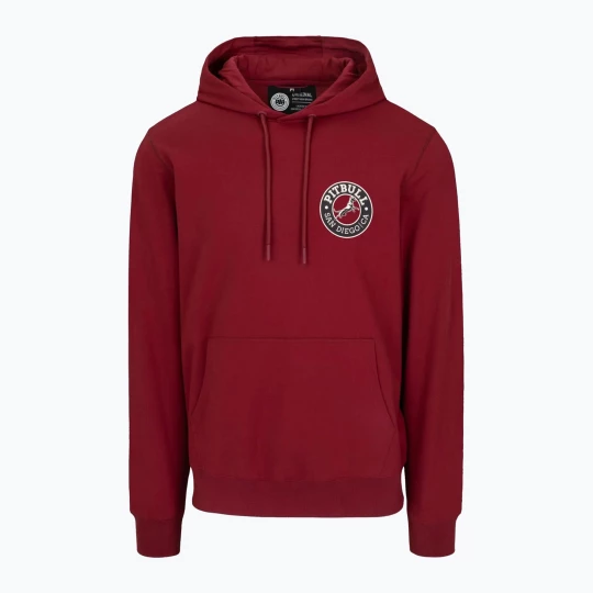 Obrázek produktu Pánská mikina Pitbull San Diego Ca Hooded Sweatshirt burgundy vínová