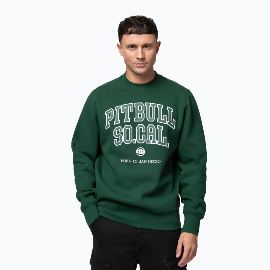 Obrázek produktu Pánská mikina Pitbull So Cal Crewneck hunter green