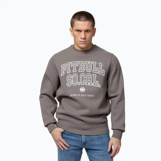 Obrázek produktu Pánská mikina Pitbull So Cal Crewneck taupe Hnědá
