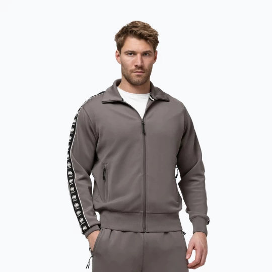 Obrázek produktu Pánská mikina Pitbull Track Jacket Powers taupe šedá