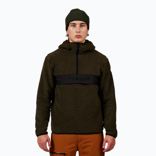 Obrázek produktu Pánská mikina Rossignol Alltrack Anorak Fleece olive shadow Zelená