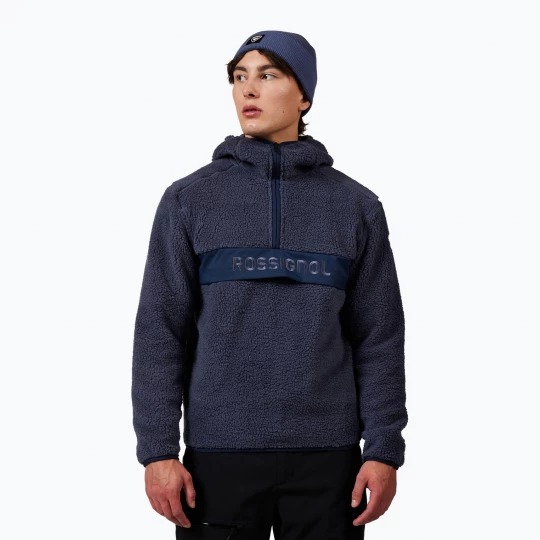 Obrázek produktu Pánská mikina Rossignol Alltrack Anorak Fleece true night blue Námořnická modř