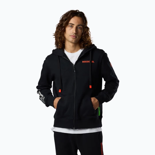 Obrázek produktu Pánská mikina Rossignol Hero Full Zip Hoodie black