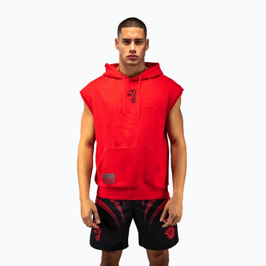 Obrázek produktu Pánská mikina Venum x Mike Tyson Tiger Sleeveless Hoodie intense red / deep black