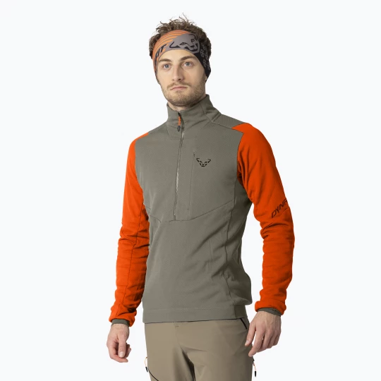 Obrázek produktu Pánská skialpinistická mikina DYNAFIT Blacklight Thermal 1 / 2 Zip Alabama Hnědá