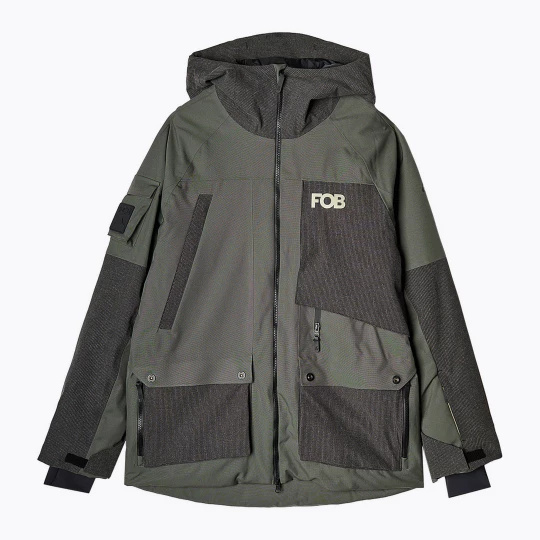 Obrázek produktu Pánská snowboardová bunda 4F M511 khaki Zelená