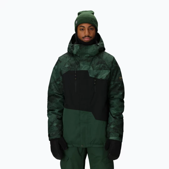 Obrázek produktu Pánská snowboardová bunda 686 Geo Insulated moss green colorblock