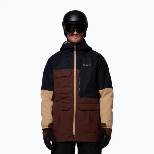 Obrázek produktu Pánská snowboardová bunda Columbia Coreshot tobacco / black / canoe Hnědá