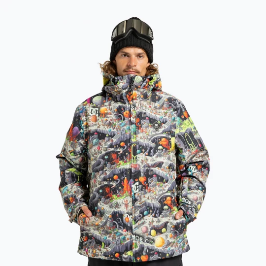 Obrázek produktu Pánská snowboardová bunda DC Basis Print Outer World Black