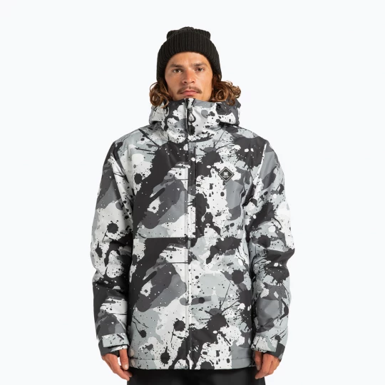 Obrázek produktu Pánská snowboardová bunda DC Basis Print splat camo šedá