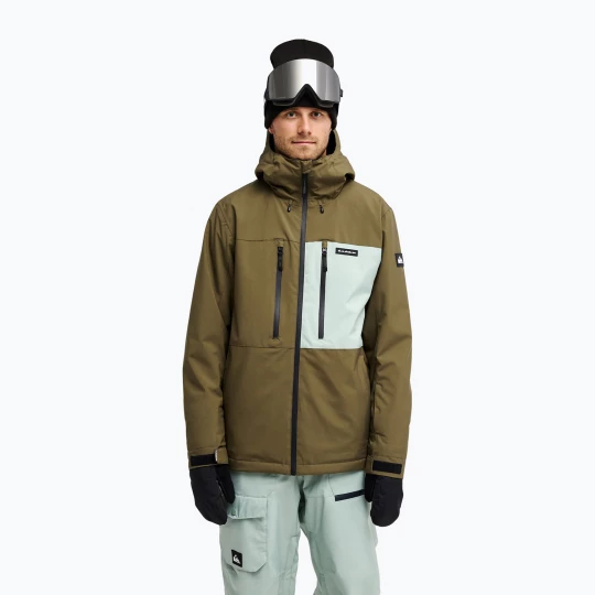 Obrázek produktu Pánská snowboardová bunda Quiksilver Sycamore 20K grape leaf Zelená
