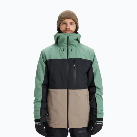 Obrázek produktu Pánská snowboardová bunda Quiksilver Sycamore Block 20K dark ivy Zelená